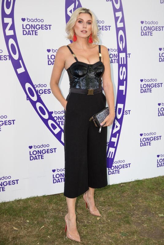 ASHLEY JAMES at Badoo’s Longest Date Celebrating Real Life Dates on Longest Day of the Year in London 06/21/2018