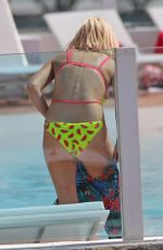 ASHLEY JAMES in Bikini on Holiday in Ibiza 06/07/2018