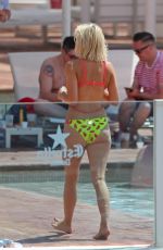 ASHLEY JAMES in Bikini on Holiday in Ibiza 06/07/2018