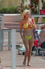 ASHLEY JAMES in Bikini on Holiday in Ibiza 06/07/2018