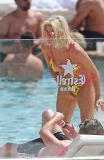 ASHLEY JAMES in Bikini on Holiday in Ibiza 06/07/2018