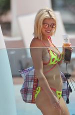 ASHLEY JAMES in Bikini on Holiday in Ibiza 06/07/2018