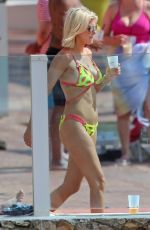 ASHLEY JAMES in Bikini on Holiday in Ibiza 06/07/2018