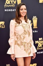 AUBREY PLAZA at 2018 MTV Movie and TV Awards in Santa Monica 06/16/2018