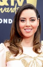 AUBREY PLAZA at 2018 MTV Movie and TV Awards in Santa Monica 06/16/2018