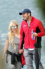 AVRIL LAVIGNE on Vacation on Lake Como in Italy 05/31/2018