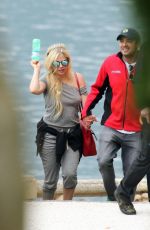 AVRIL LAVIGNE on Vacation on Lake Como in Italy 05/31/2018