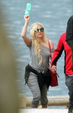 AVRIL LAVIGNE on Vacation on Lake Como in Italy 05/31/2018