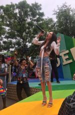 BEA MILLER Performs at NYC Pride in New York 06/23/2018