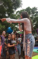 BEA MILLER Performs at NYC Pride in New York 06/23/2018