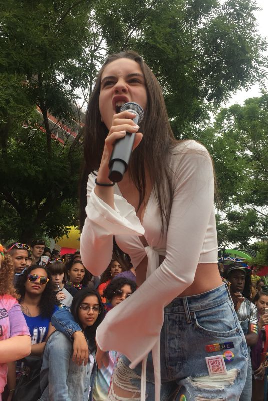 BEA MILLER Performs at NYC Pride in New York 06/23/2018