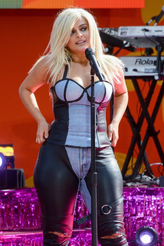 BEBE REXHA Performs at Good Morning America Summer Concert Series in New York 06/22/2018