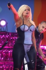 BEBE REXHA Performs at Good Morning America Summer Concert Series in New York 06/22/2018