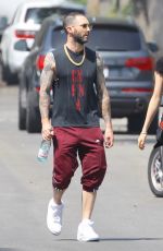 BEHATI PRINSLOO and Adam Levine Leves Pilates Class in Studio City 06/22/2018
