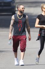 BEHATI PRINSLOO and Adam Levine Leves Pilates Class in Studio City 06/22/2018
