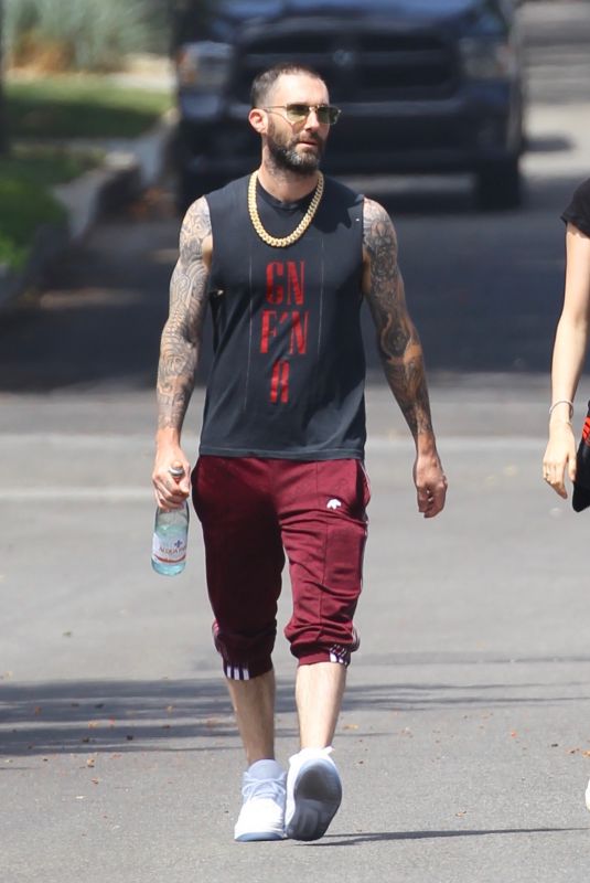 BEHATI PRINSLOO and Adam Levine Leves Pilates Class in Studio City 06/22/2018