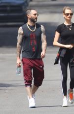 BEHATI PRINSLOO and Adam Levine Leves Pilates Class in Studio City 06/22/2018