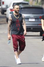 BEHATI PRINSLOO and Adam Levine Leves Pilates Class in Studio City 06/22/2018