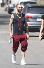 BEHATI PRINSLOO and Adam Levine Leves Pilates Class in Studio City 06/22/2018