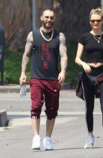 BEHATI PRINSLOO and Adam Levine Leves Pilates Class in Studio City 06/22/2018