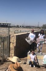 BELLA and DANI THORNE at Rally in Support of Refugee Children and Families Seeking Asylum in Tornillo 06/24/2018