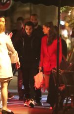BELLA HADID and The Weeknd Out for Dinner in Paris 05/31/2018