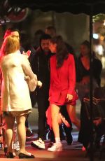 BELLA HADID and The Weeknd Out for Dinner in Paris 05/31/2018