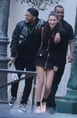 BELLA HADID and The Weeknd Out in Paris 05/31/2018