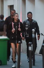 BELLA HADID and The Weeknd Out in Paris 05/31/2018