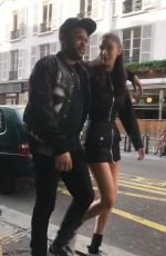 BELLA HADID and The Weeknd Out in Paris 05/31/2018