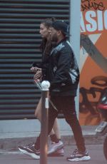 BELLA HADID and The Weeknd Out in Paris 05/31/2018