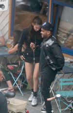 BELLA HADID and The Weeknd Out in Paris 05/31/2018
