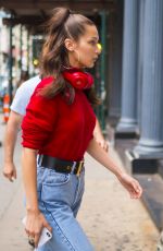 BELLA HADID Arrives at Alexander Wang Office in New York 06/02/2018