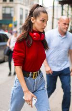 BELLA HADID Arrives at Alexander Wang Office in New York 06/02/2018