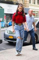 BELLA HADID Arrives at Alexander Wang Office in New York 06/02/2018