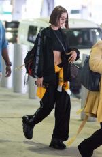 BELLA HADID at JFK Airport in New York 06/24/2018