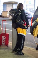 BELLA HADID at JFK Airport in New York 06/24/2018