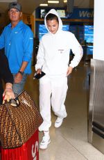 BELLA HADID at Newark Airport 06/06/2018