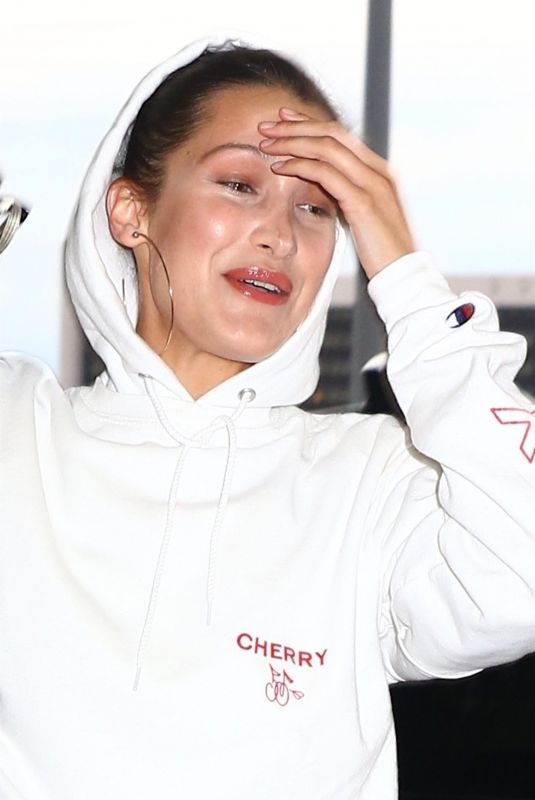 BELLA HADID at Newark Airport 06/06/2018
