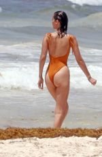 BELLA HADID in Swimsuit at a Beach in Cancun 06/06/2018