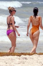BELLA HADID in Swimsuit at a Beach in Cancun 06/06/2018