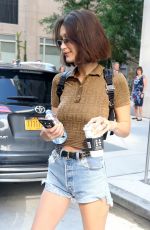 BELLA HADID Leaves Her Apartment in New York 06/25/2018