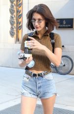 BELLA HADID Leaves Her Apartment in New York 06/25/2018