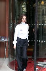BELLA HADID Leaves Her Hotel in Paris 06/22/2018