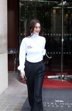 BELLA HADID Leaves Her Hotel in Paris 06/22/2018