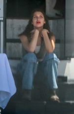 BELLA HADID on the Set of a Photoshoot in New York 06/25/2018