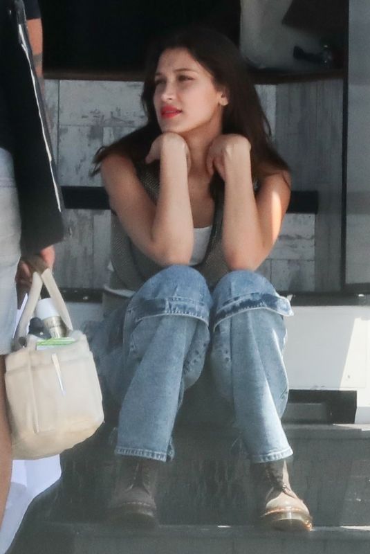 BELLA HADID on the Set of a Photoshoot in New York 06/25/2018