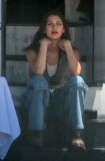 BELLA HADID on the Set of a Photoshoot in New York 06/25/2018