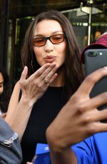 BELLA HADID Out and About in Paris 06/22/2018