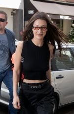 BELLA HADID Out and About in Paris 06/22/2018